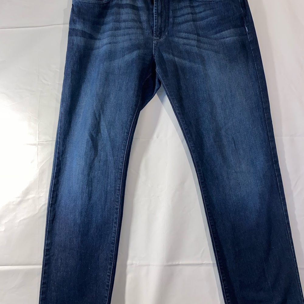 Dkny Blue Straight-Leg Jeans with Natural Fading